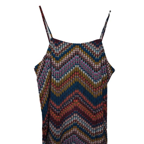 B.Yellowtail Size XS Peyote Stitch Mini Dress Tank Boho Chevron Aztec Print - Picture 4 of 11